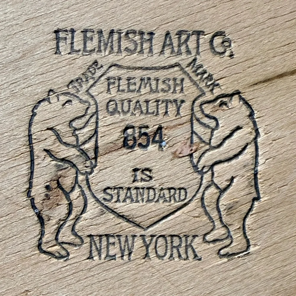 FLEMISH ART CO. Wooden Elk Plaque #854